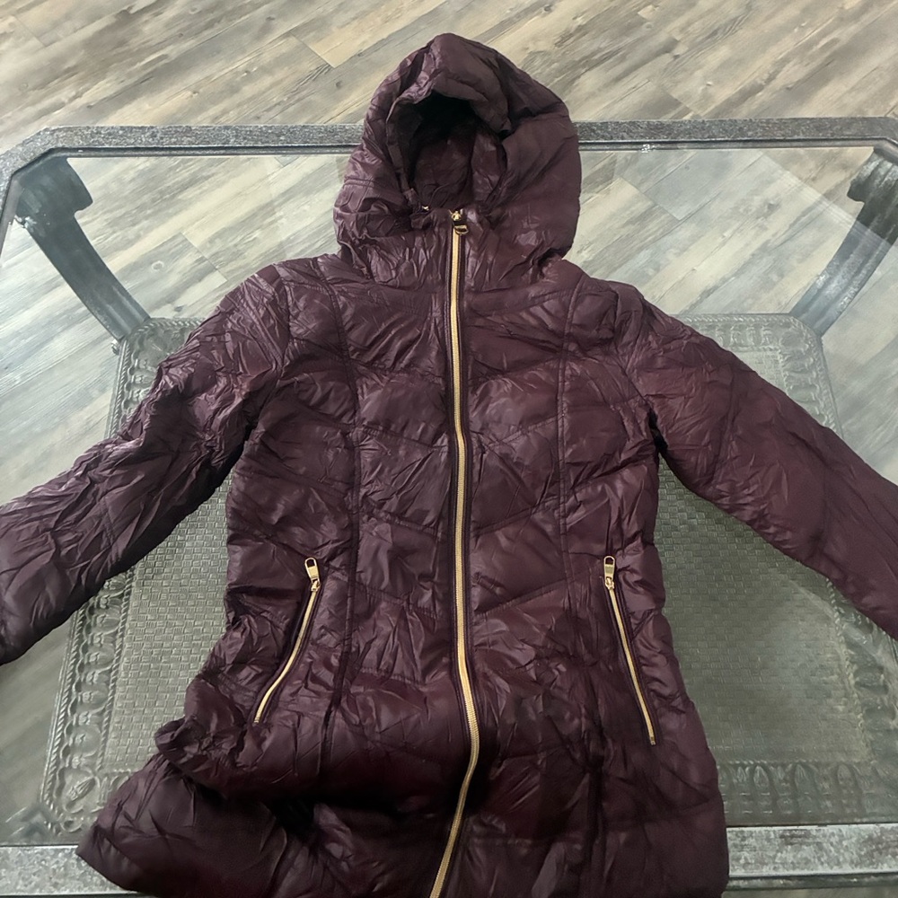 Calvin Klein Maroon Drawstring Pouch - Picture 5 of 7
